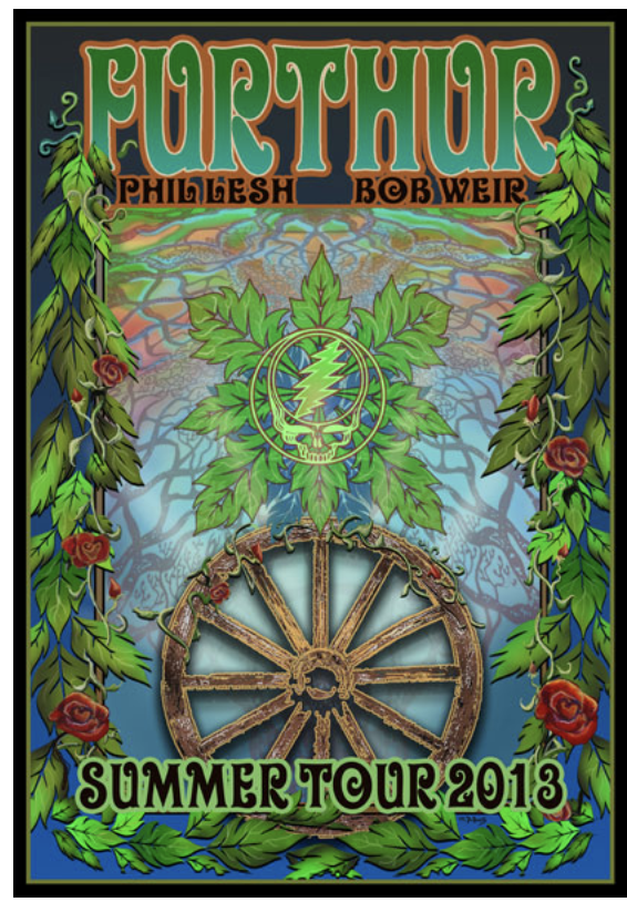 Ratdog, Bob Weir, Phil Lesh, and Furthur posters — Woodstock